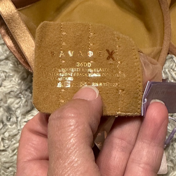 Savage X Fenty sheer X Demi Bra BNWT 36DD - Picture 7 of 13